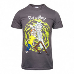 Rick & Morty Spiral T Shirt...