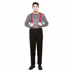 Blue Banana Male Mime Costume