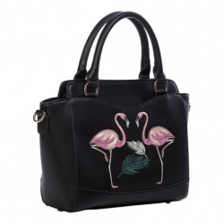 Banned Flamingo Satchel Bag...