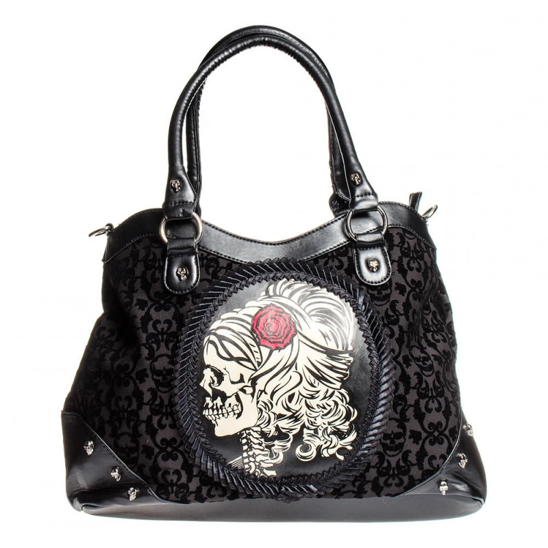 Banned Lady Skeleton Bag (Black)