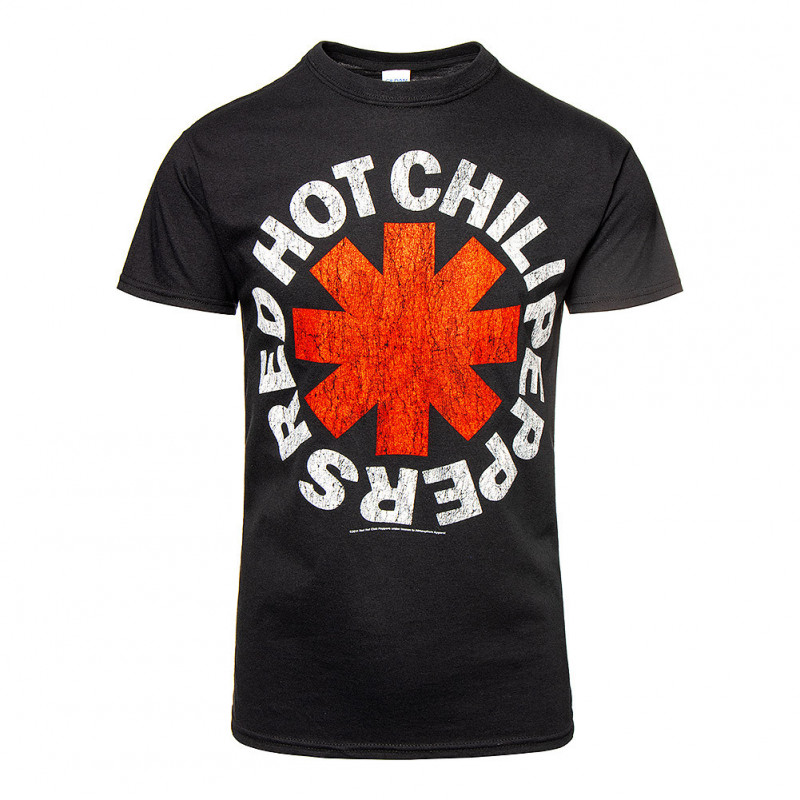 Red Hot Chili Peppers Distressed Asterisk T Shirt